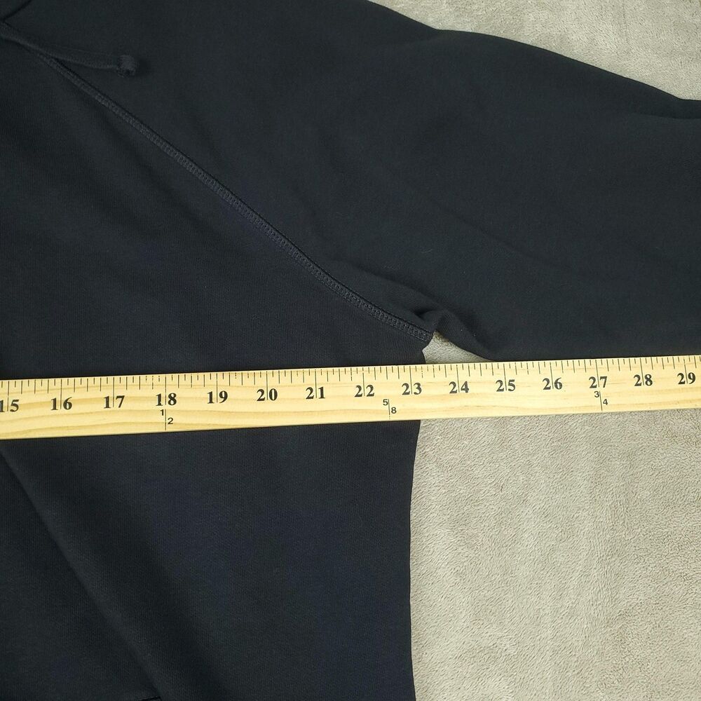 Gymshark Hoodie Mens Large Black Pullover Fleece Graphic Logo Sweatshirt - Picture 5 of 7